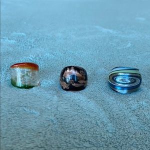 8 Glass rings